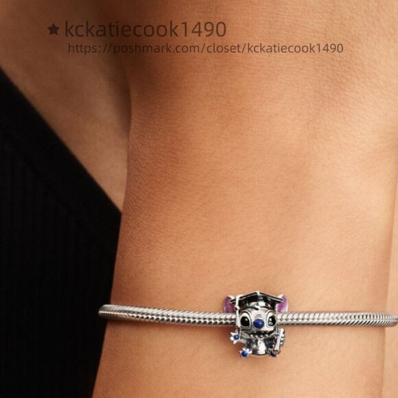 Pandora Disney Stitch Graduation Charm|Pendant - Picture 2 of 2